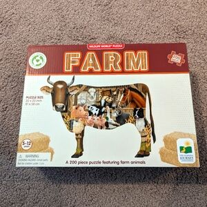 Cow/Farm 200 pieces Puzzle